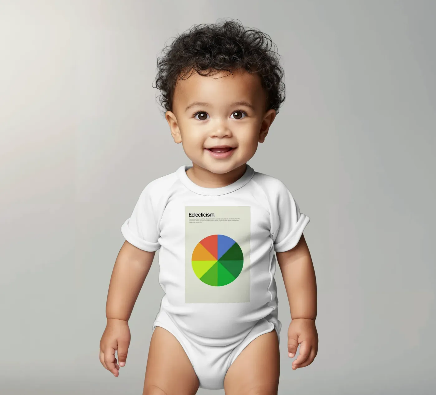 Eclecticism babyrompertje korte mouwen van Genís Carreras