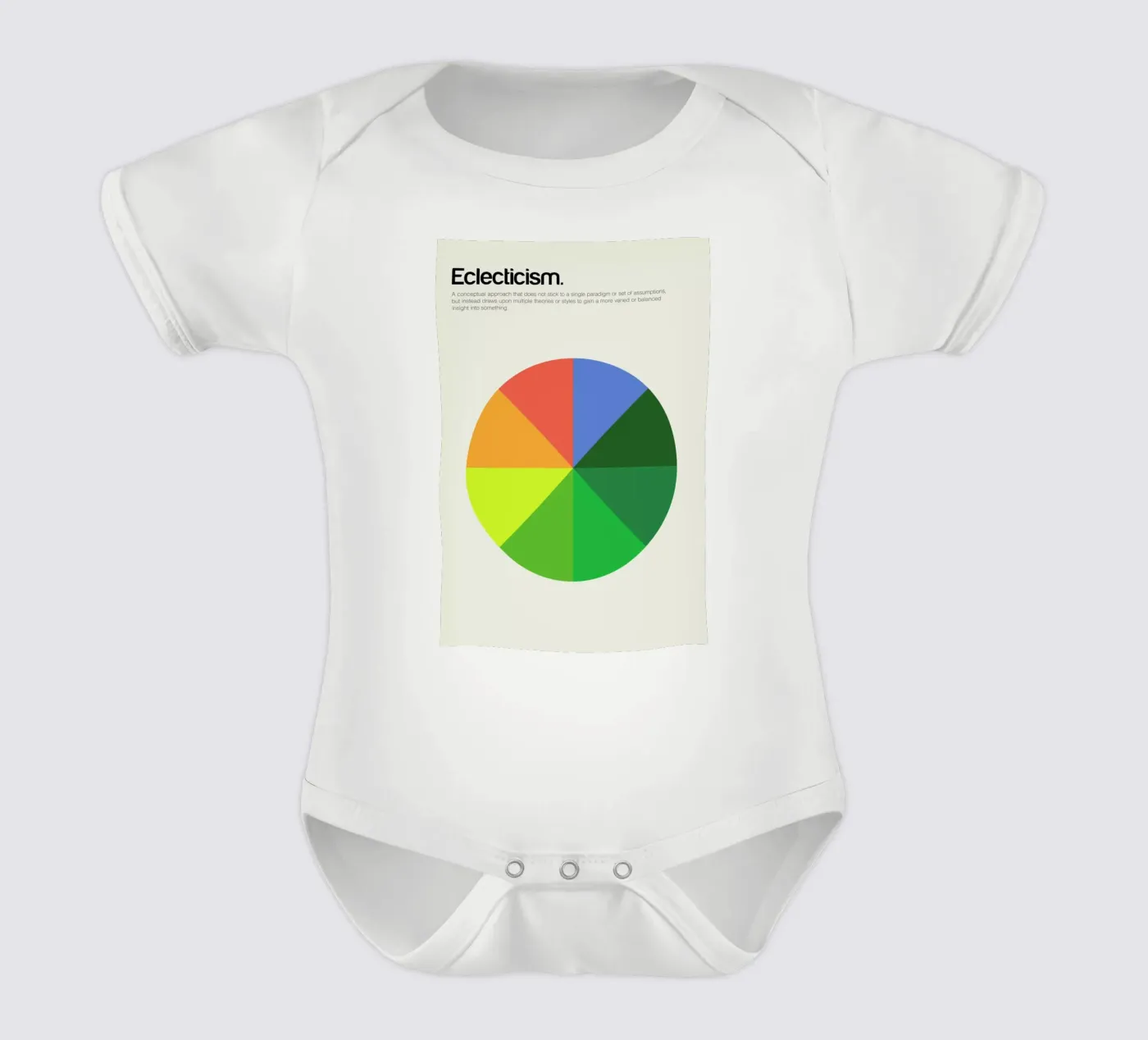 Eclecticism babyrompertje korte mouwen van Genís Carreras