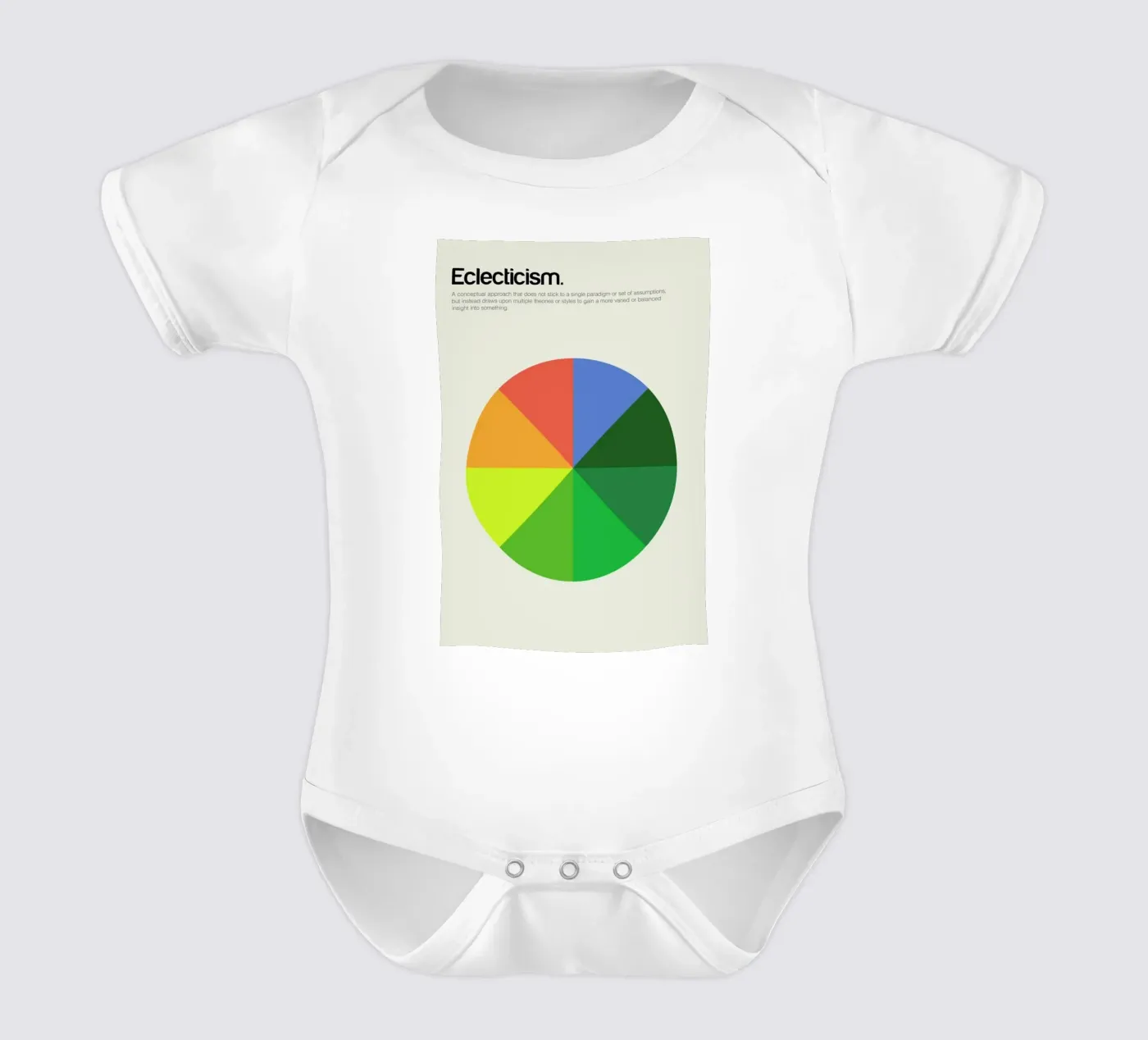 Eclecticism babyrompertje korte mouwen van Genís Carreras