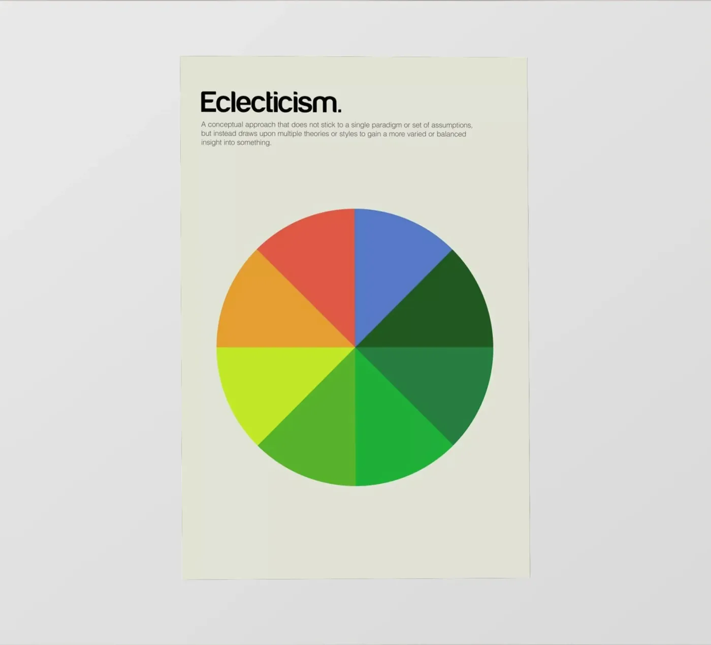 Eclecticism pvc cover by Genís Carreras