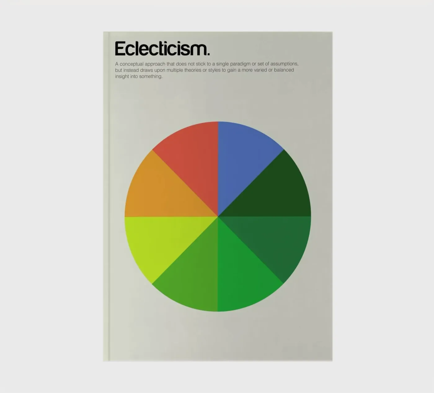 Eclecticism notebook by Genís Carreras