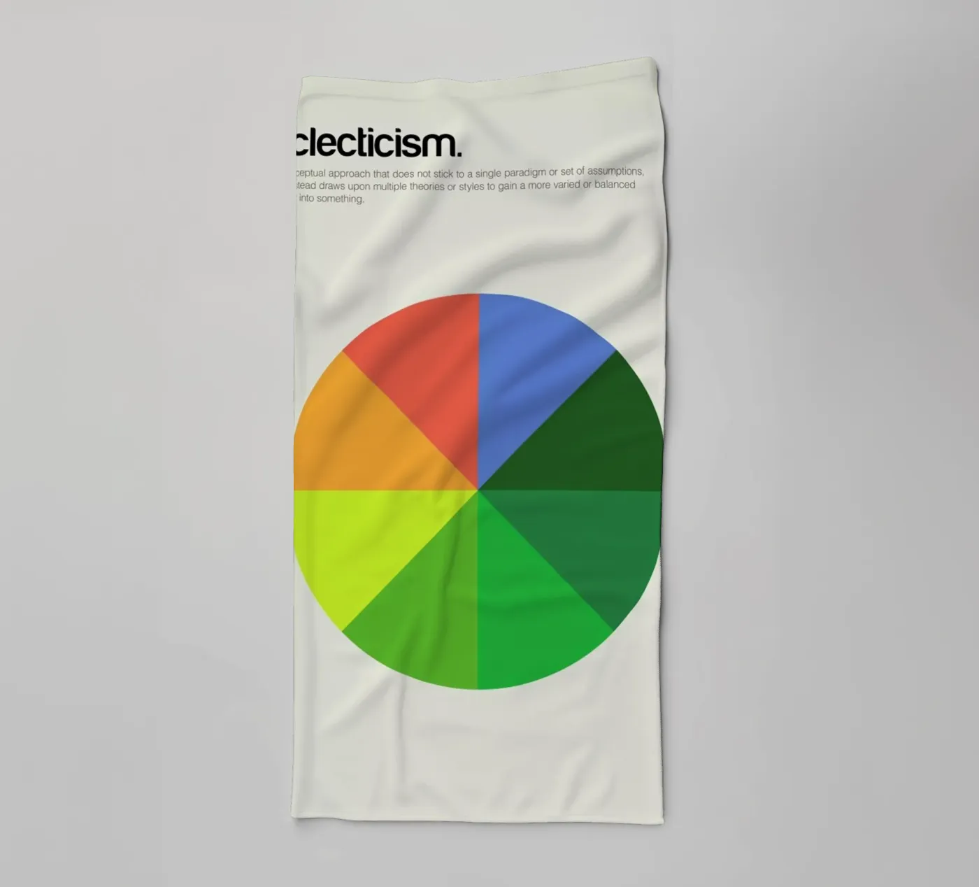 Eclecticism badhanddoek van Genís Carreras