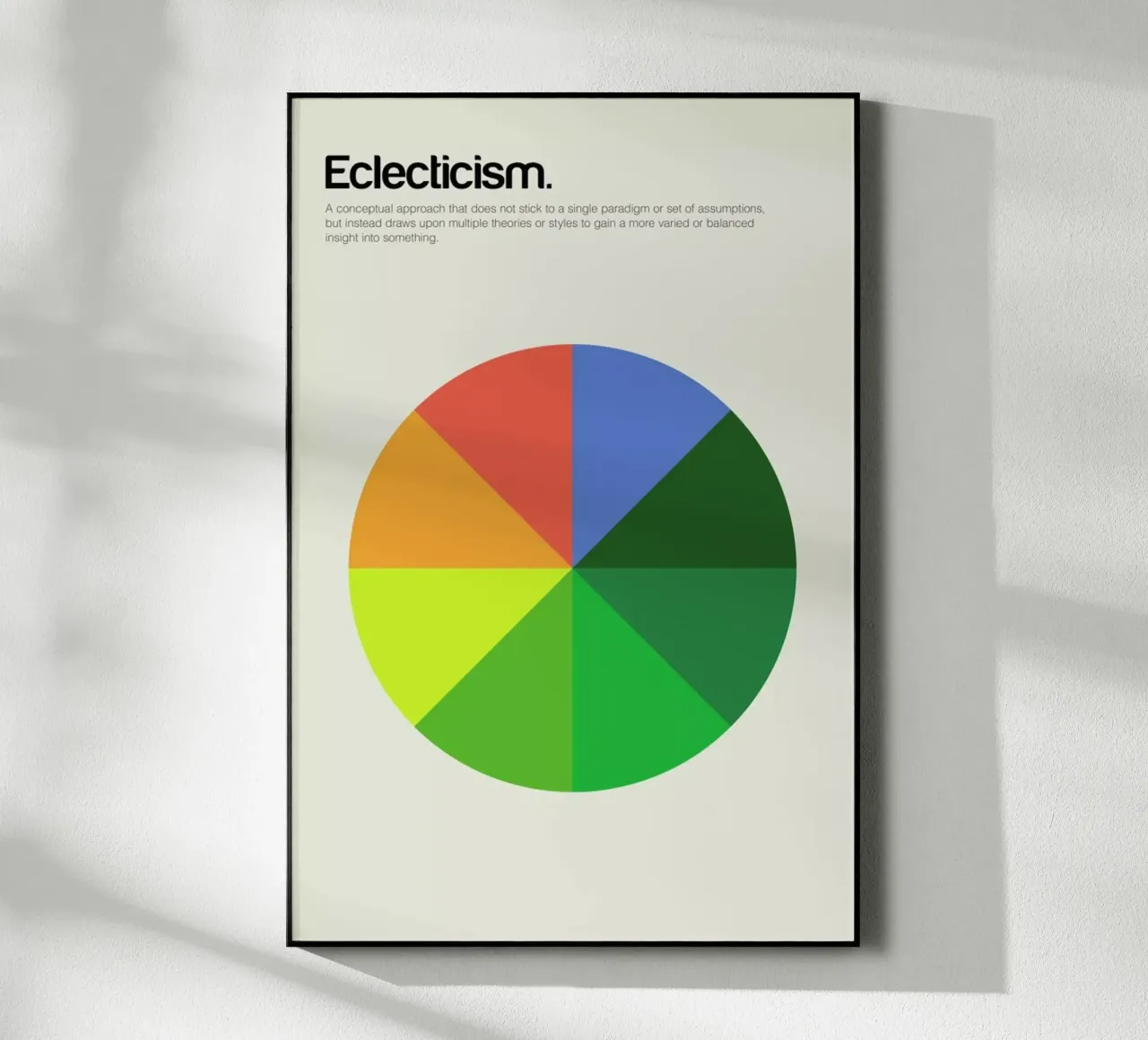 Eclecticism acryl van Genís Carreras