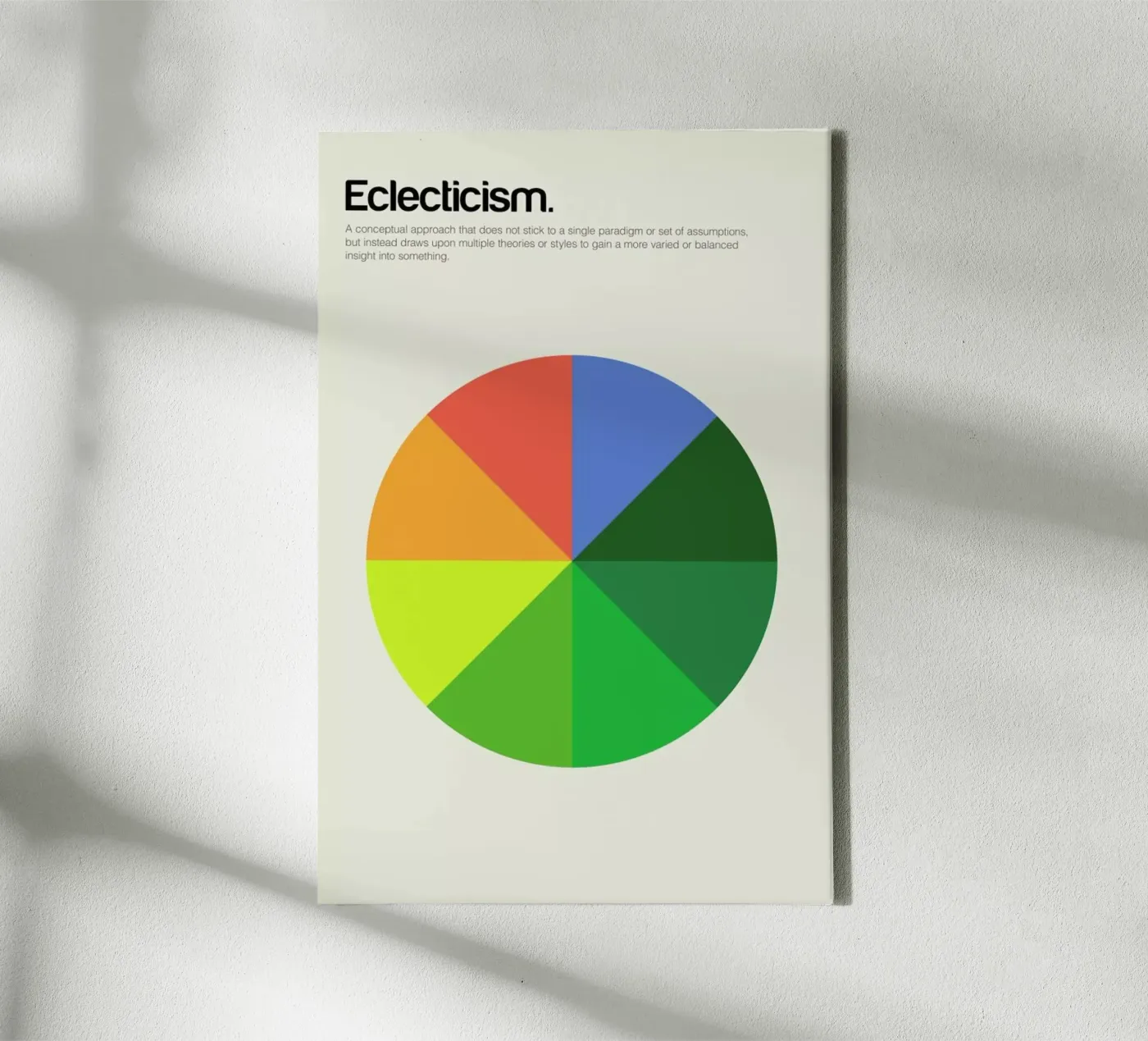 Eclecticism canvas van Genís Carreras