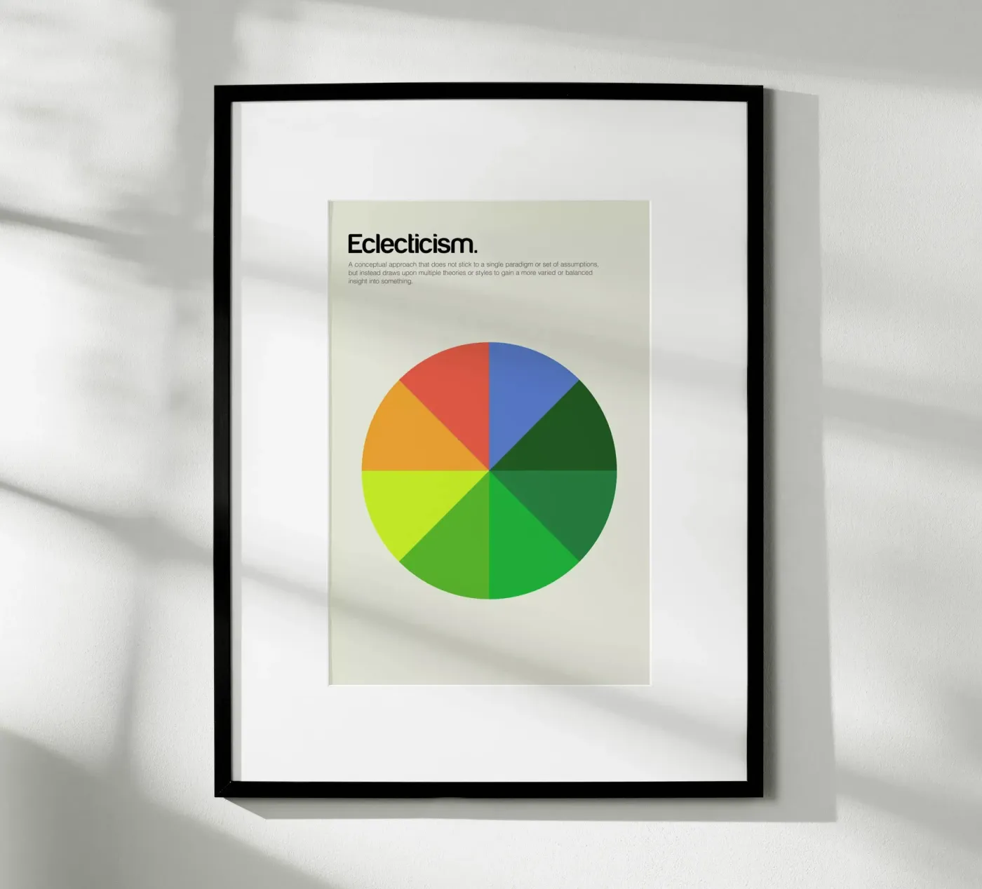 Eclecticism poster van Genís Carreras
