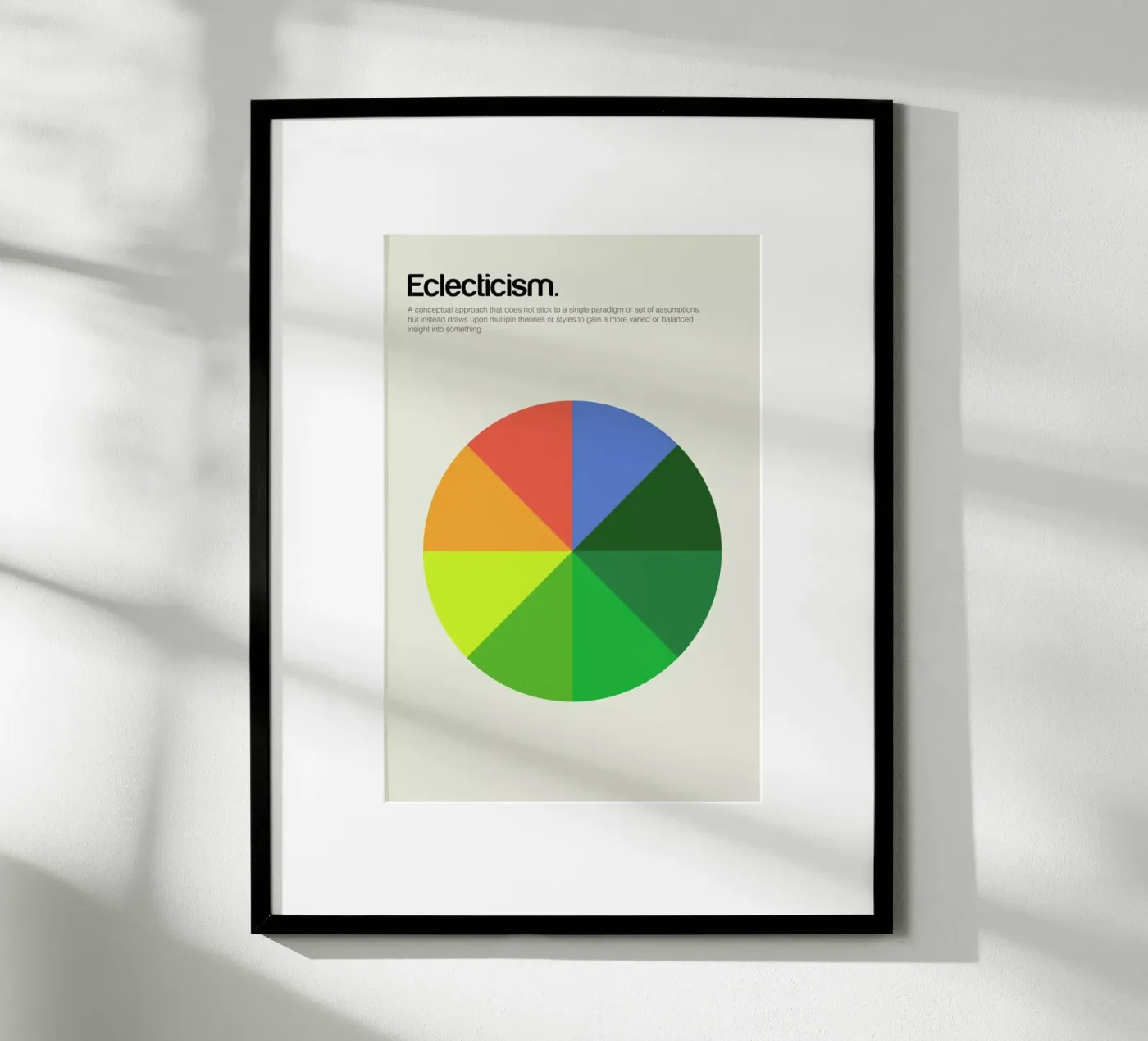 Eclecticism poster de Genís Carreras