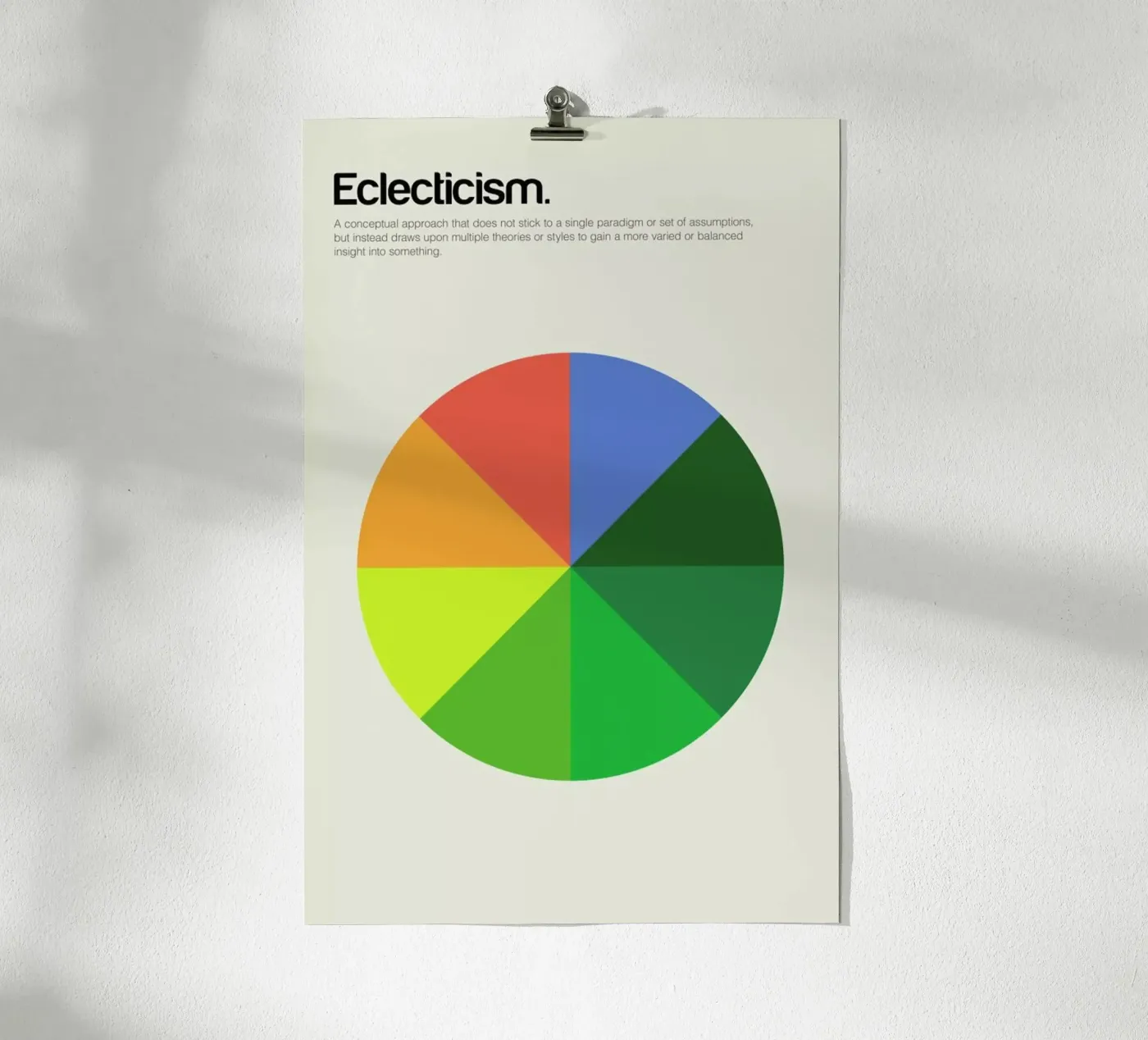 Eclecticism poster van Genís Carreras