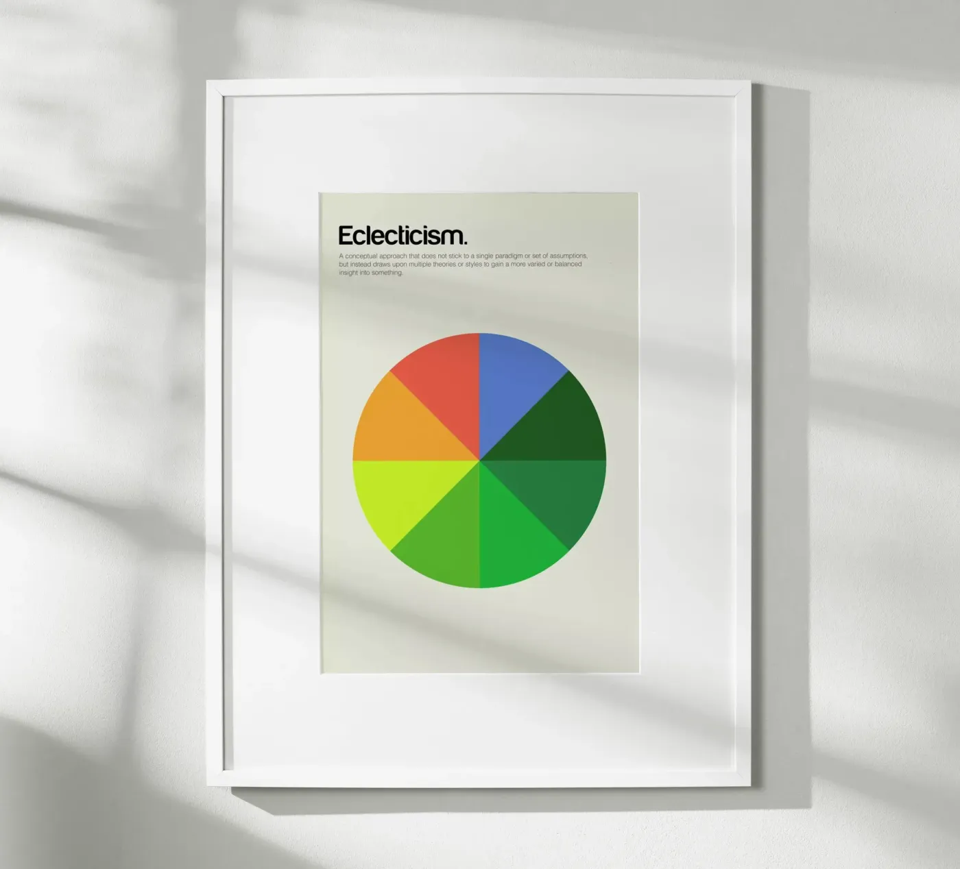 Eclecticism poster van Genís Carreras