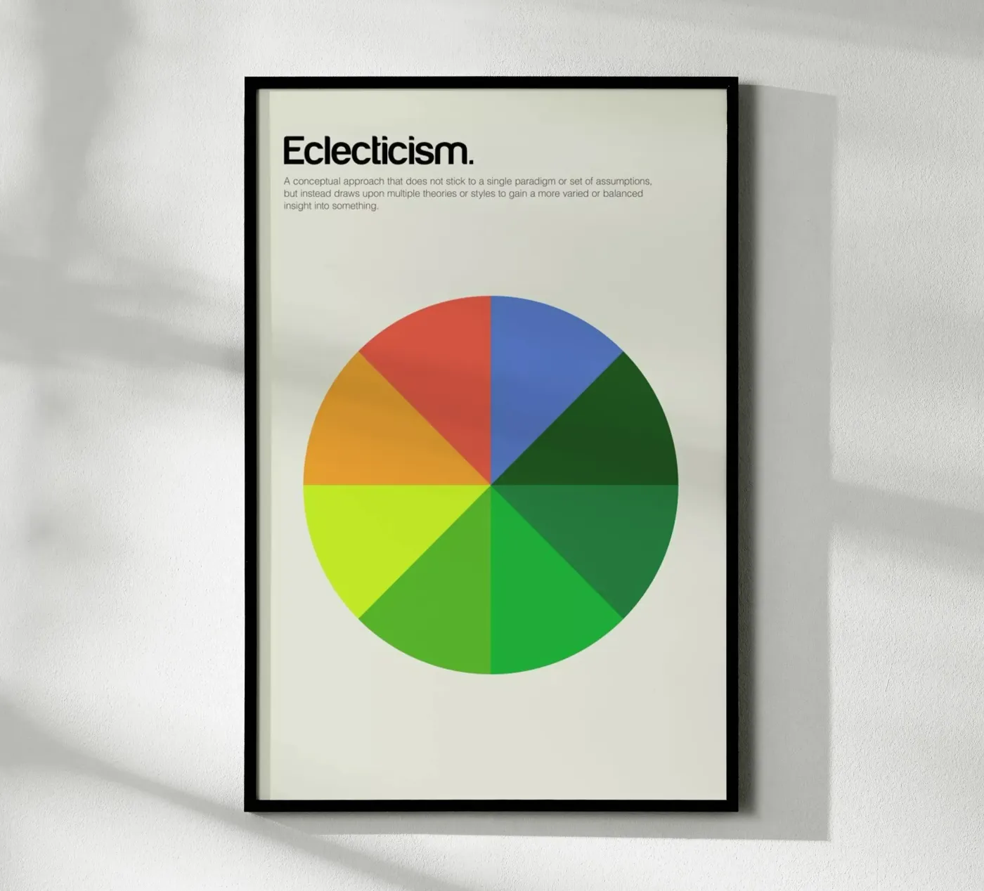 Eclecticism poster van Genís Carreras