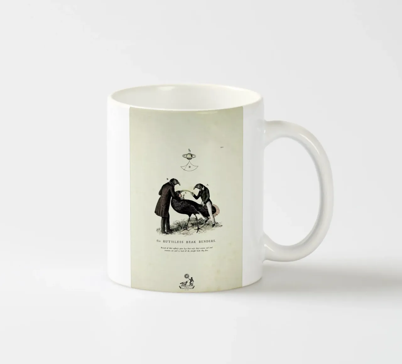 The beak bender tazza in ceramica da Matteo Morelli