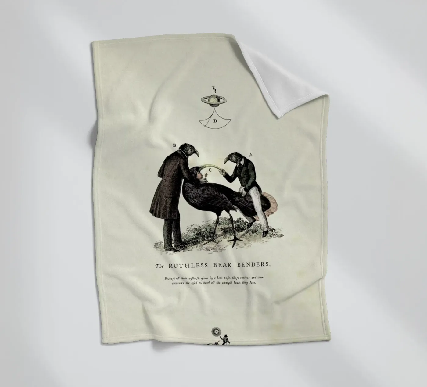 The beak bender fleecedeken van Matteo Morelli