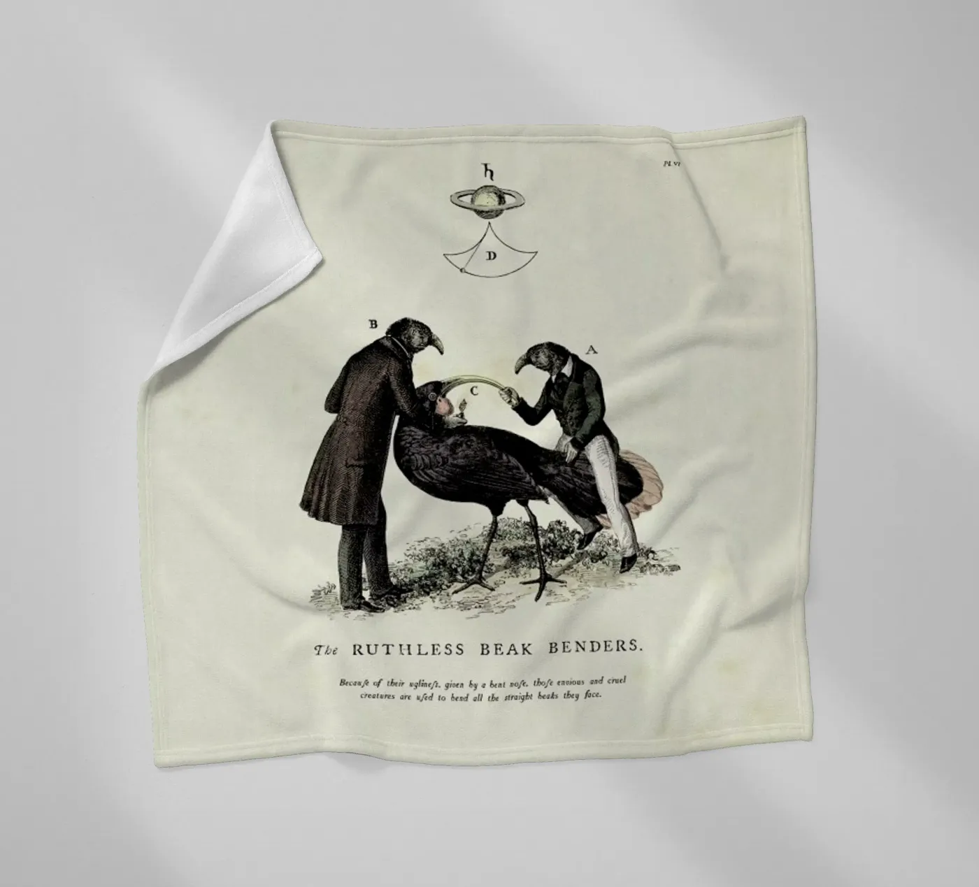 The beak bender fleecedeken van Matteo Morelli