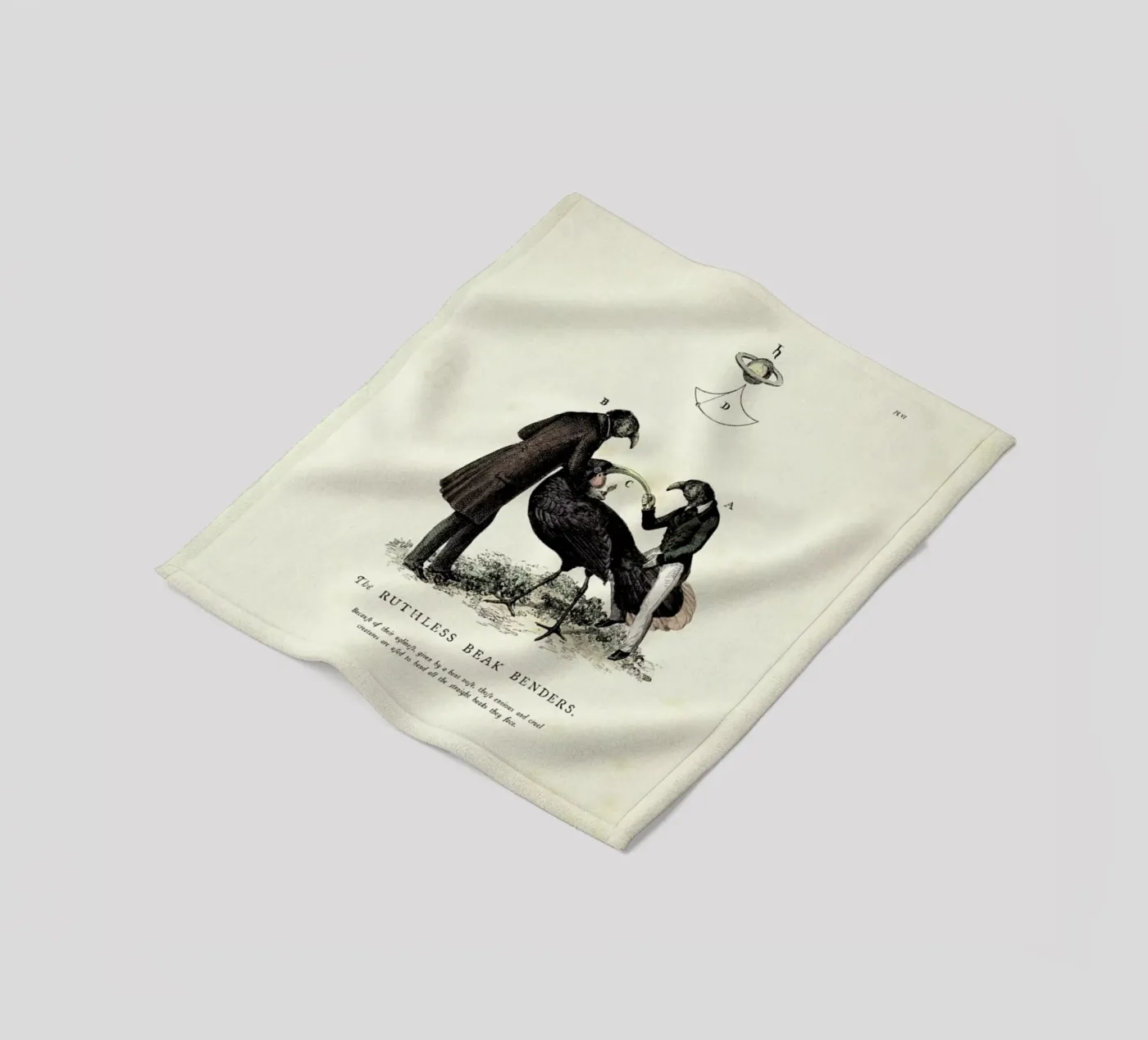 The beak bender fleecedeken van Matteo Morelli