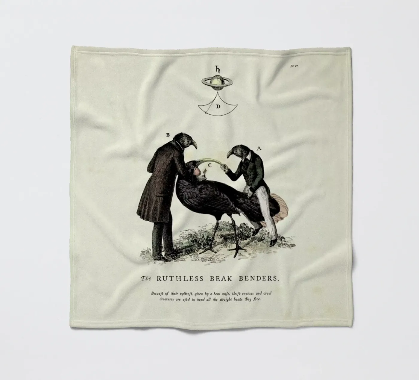 The beak bender fleecedeken van Matteo Morelli