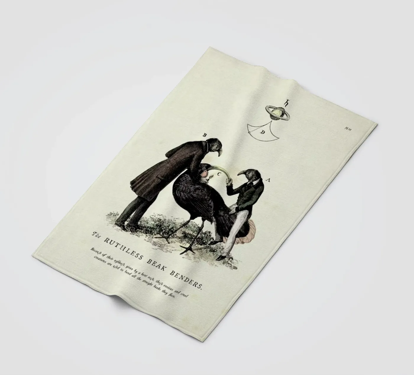 The beak bender fleecedeken van Matteo Morelli