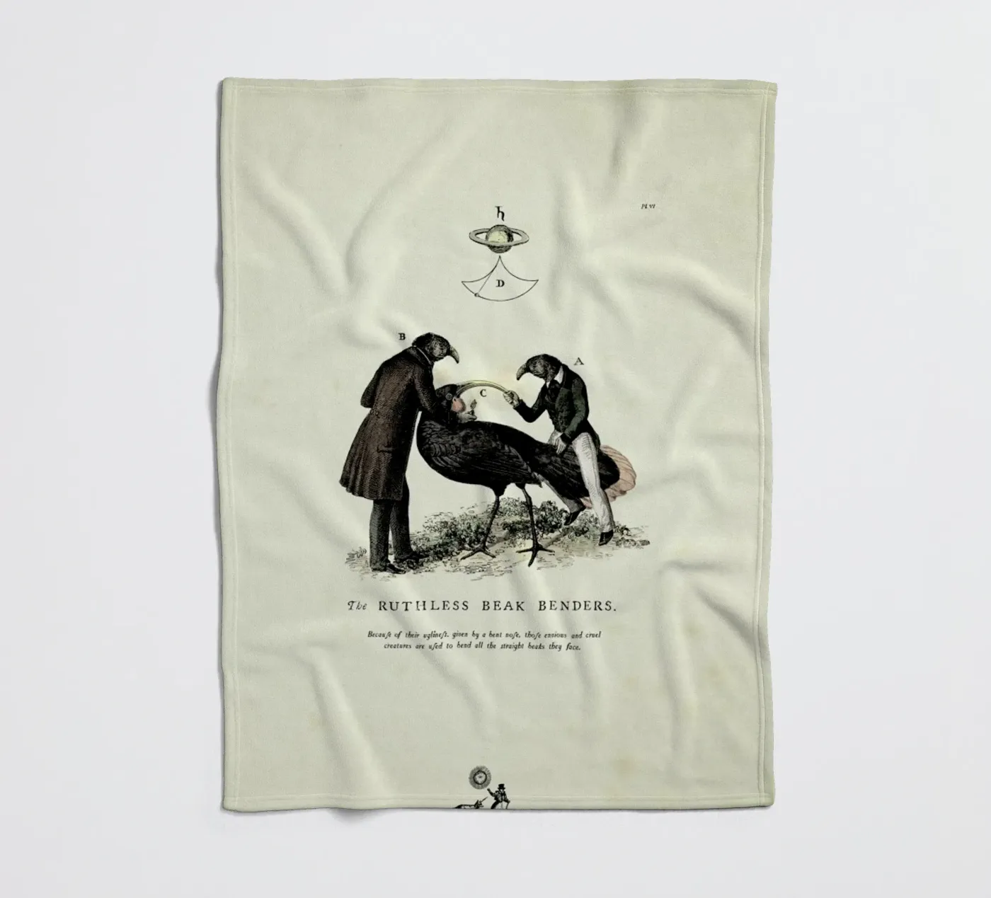 The beak bender fleecedeken van Matteo Morelli