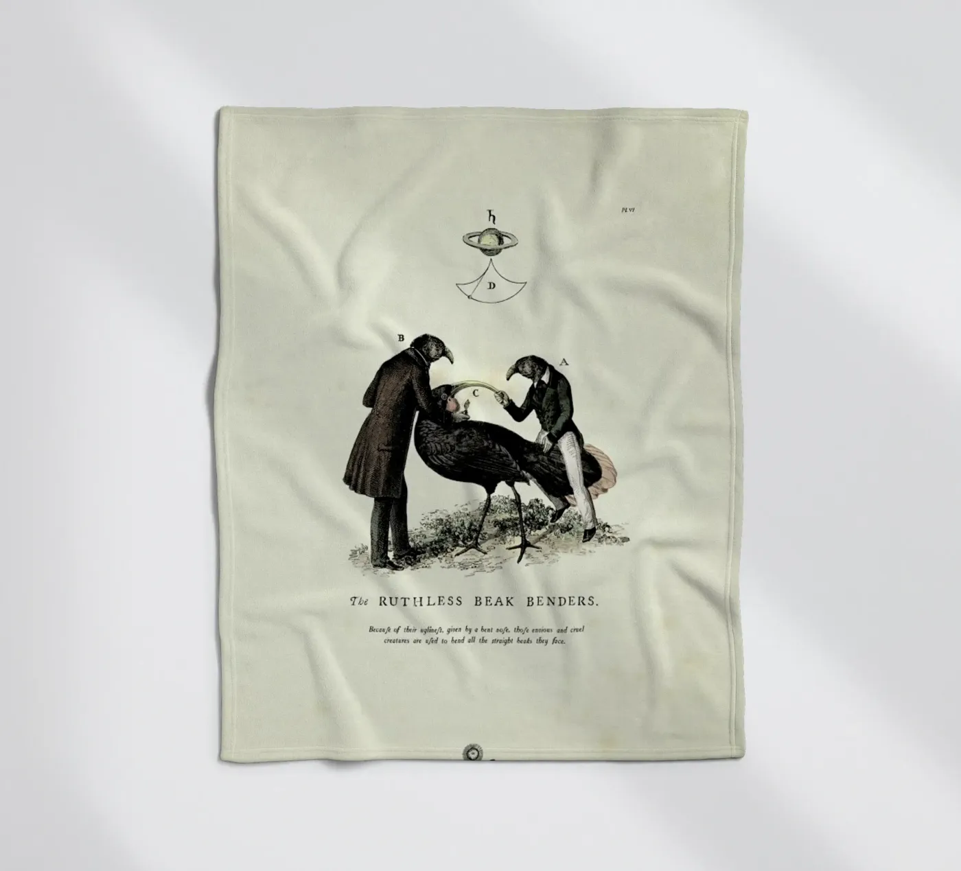 The beak bender fleecedeken van Matteo Morelli