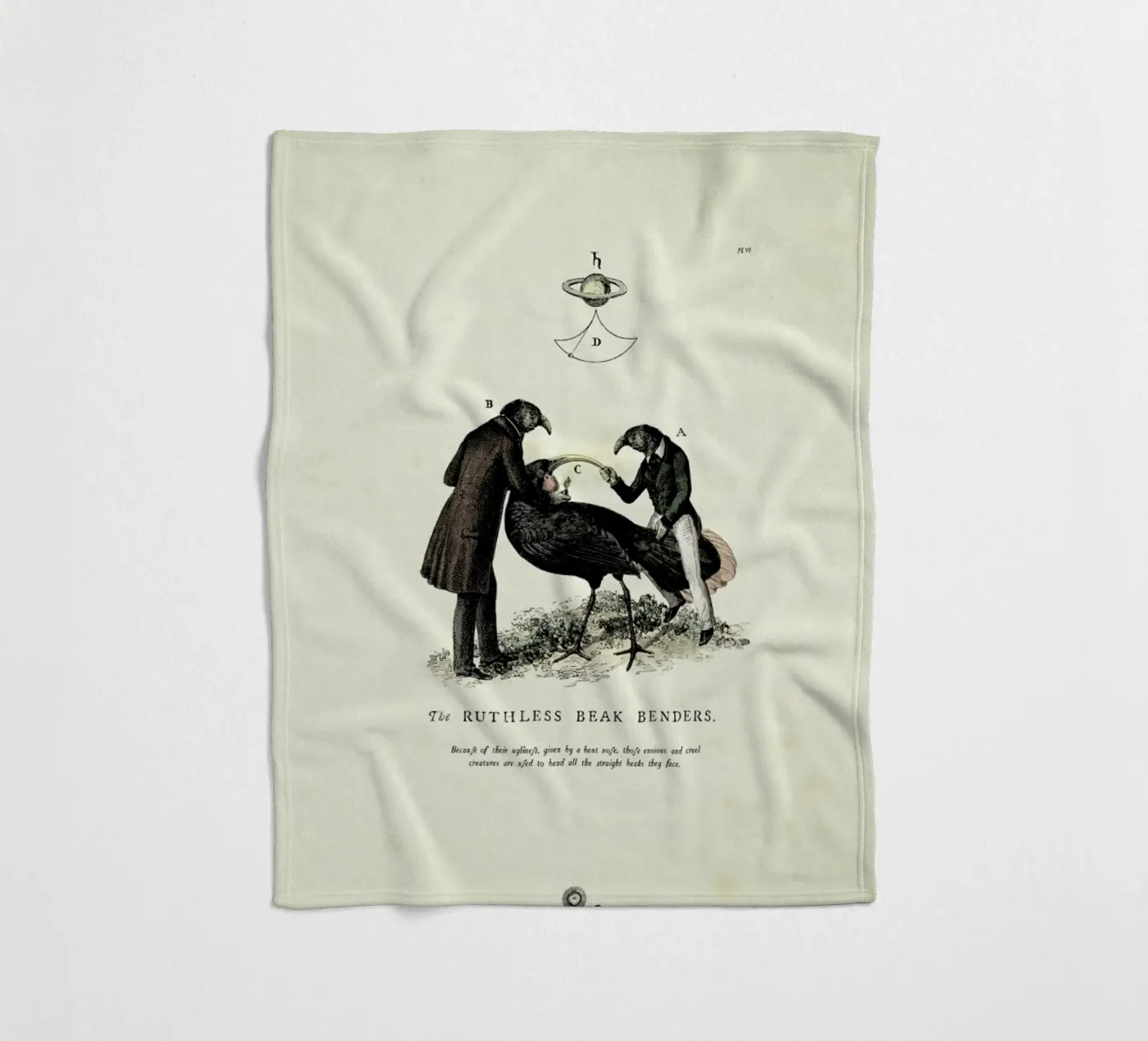 The beak bender fleecedeken van Matteo Morelli