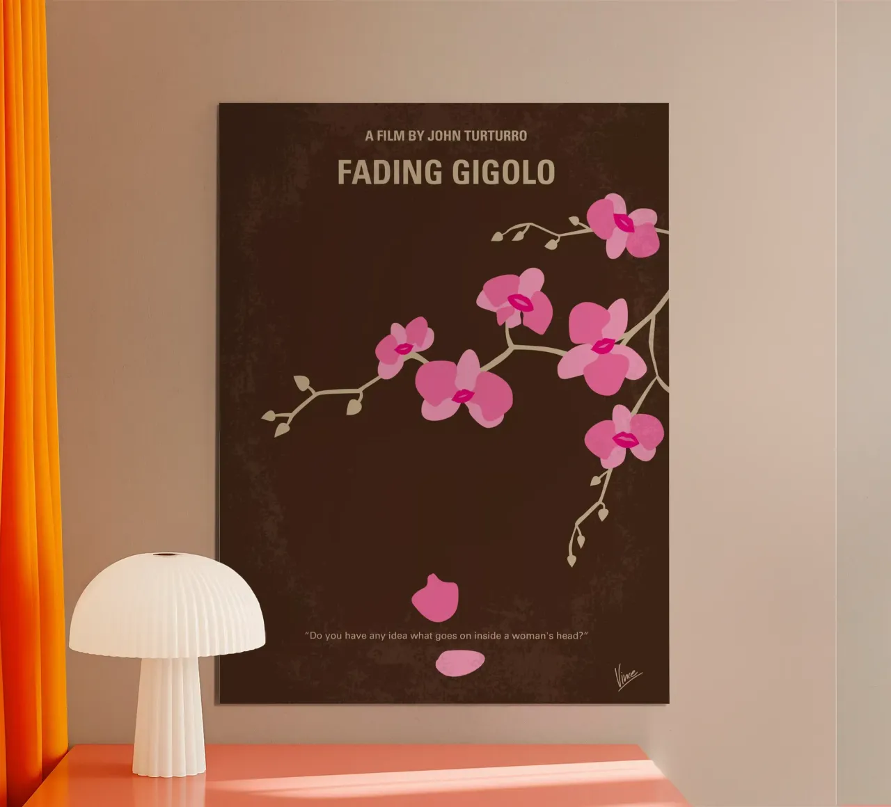 No527 My Fading Gigolo minimal movie poster poster da Chungkong