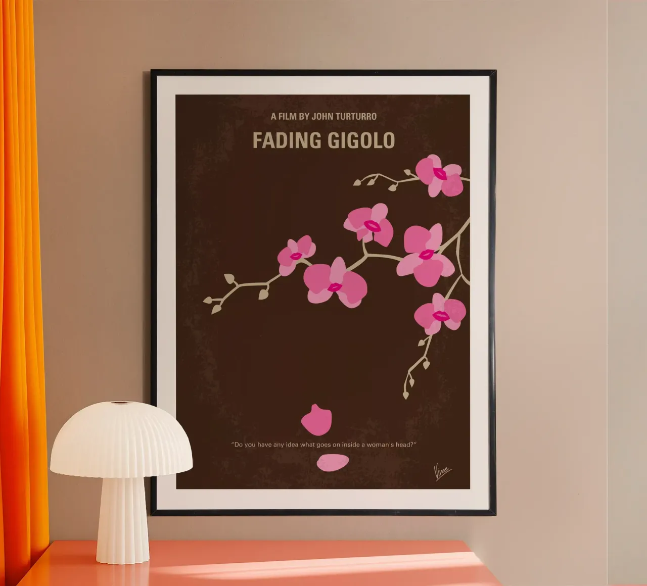 No527 My Fading Gigolo minimal movie poster poster da Chungkong