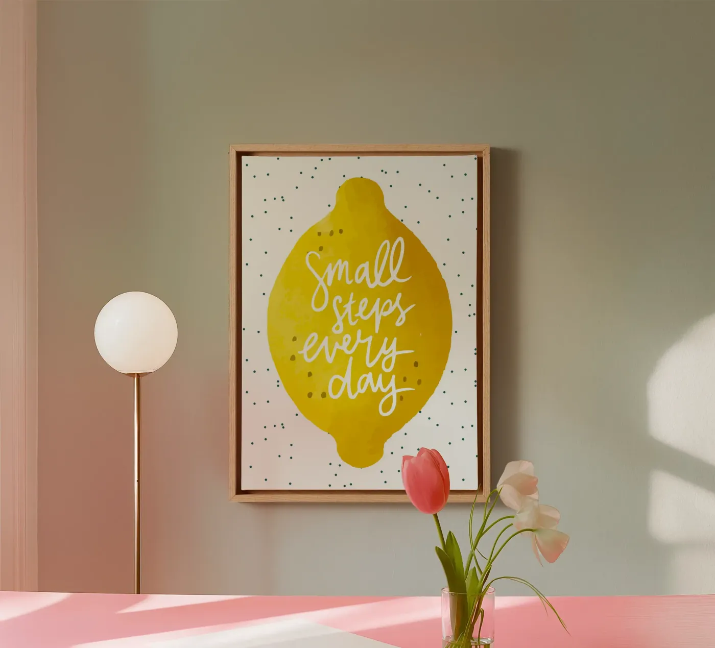 Small steps every day tela da Funkydays