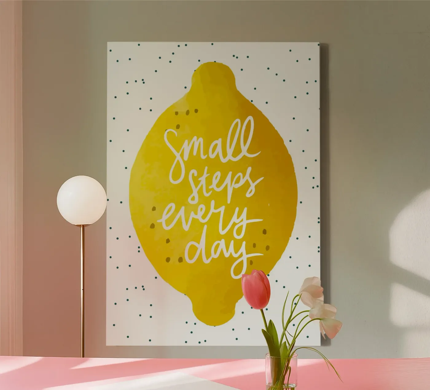 Small steps every day tela da Funkydays