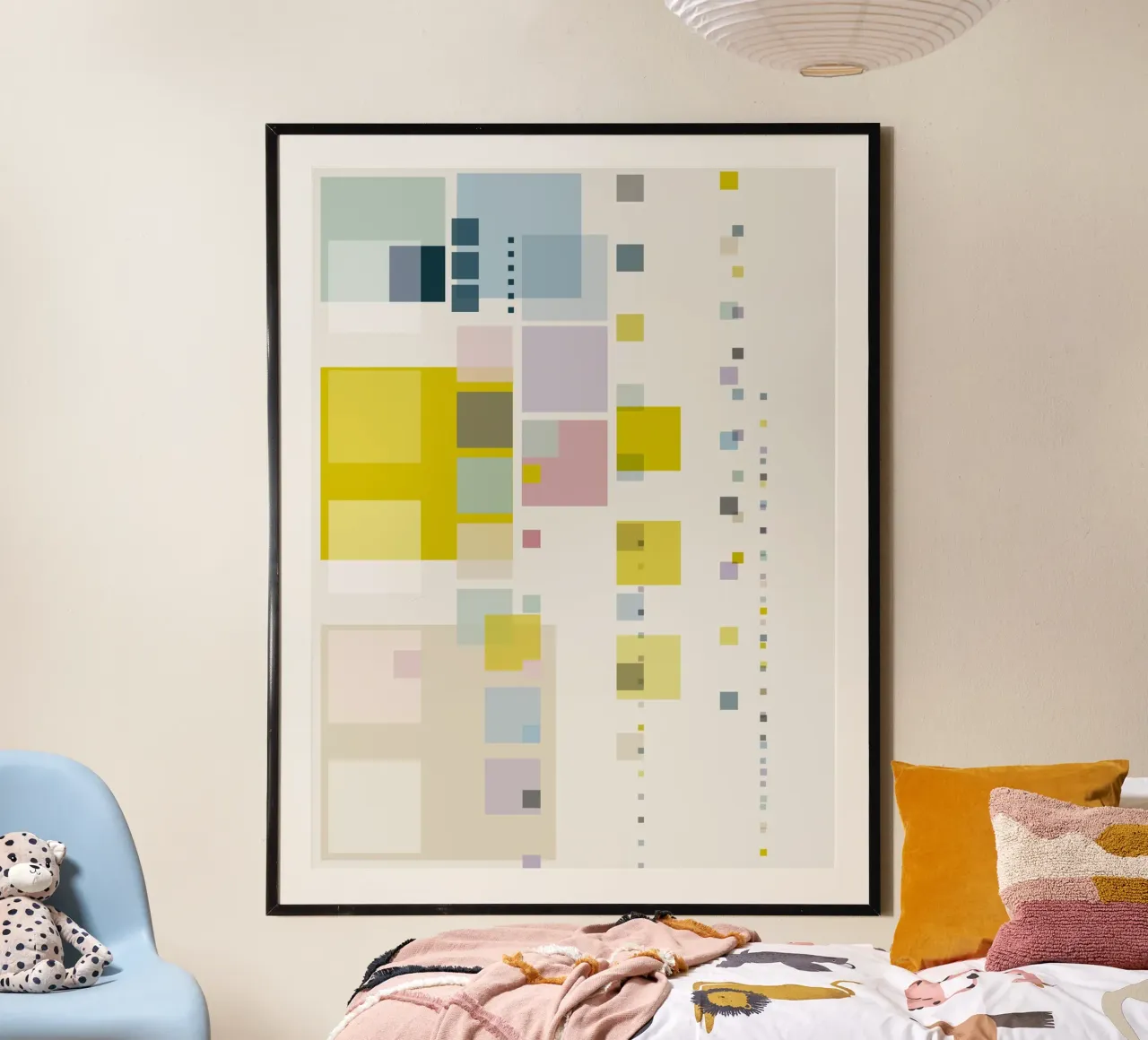 Nordic ease cluster poster van annick