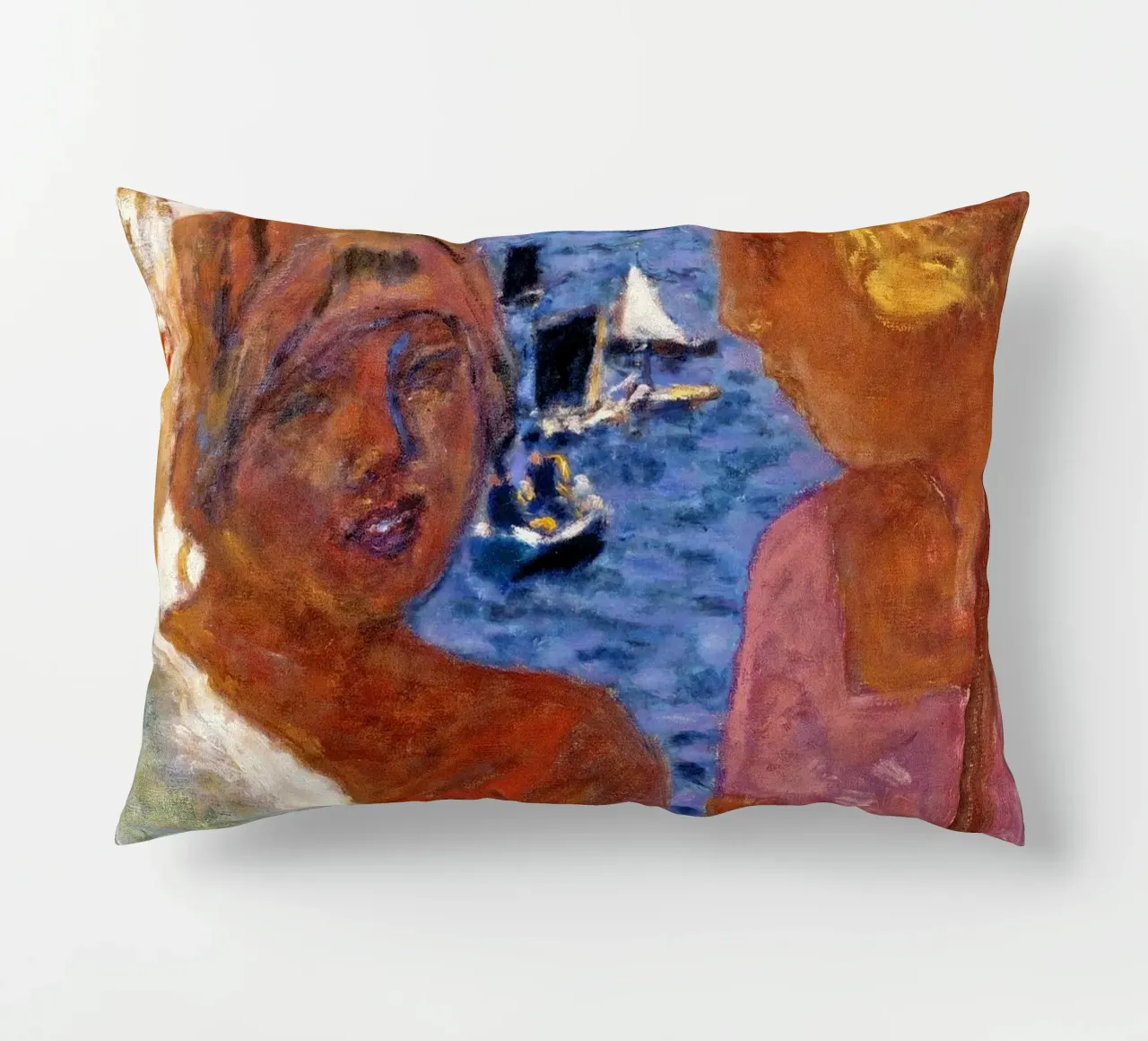 Pierre Bonnard: Conversazione ad Arcachon 1926 cuscino da ARTOTHEK