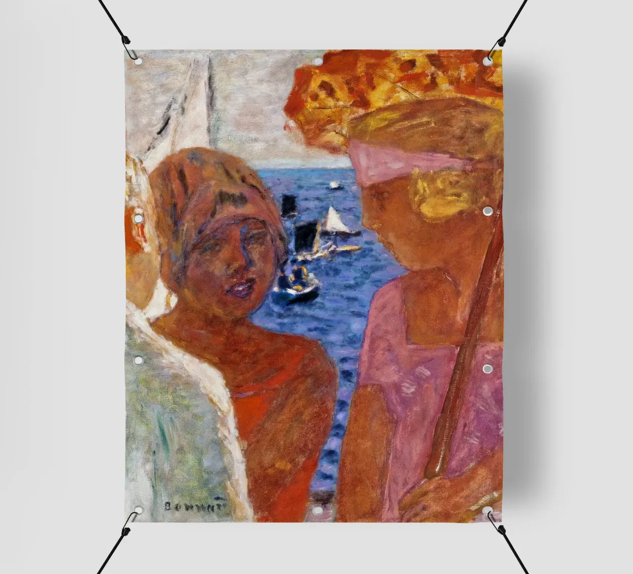 Pierre Bonnard: Conversazione ad Arcachon 1926 telo in pvc da ARTOTHEK