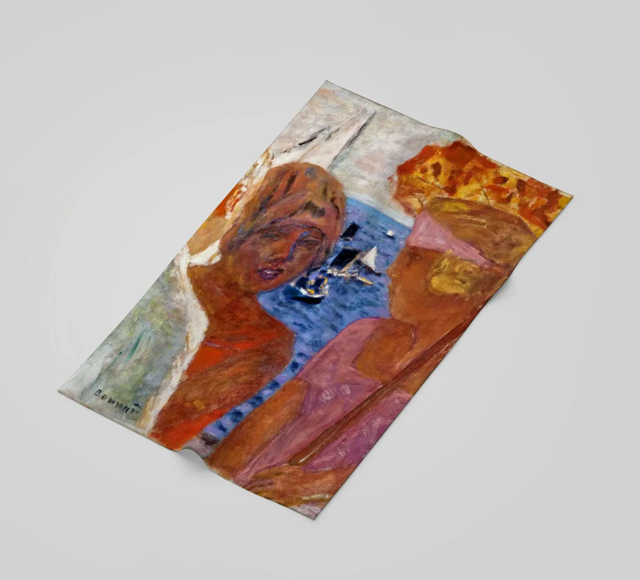 Pierre Bonnard: Conversazione ad Arcachon 1926 telo mare da ARTOTHEK