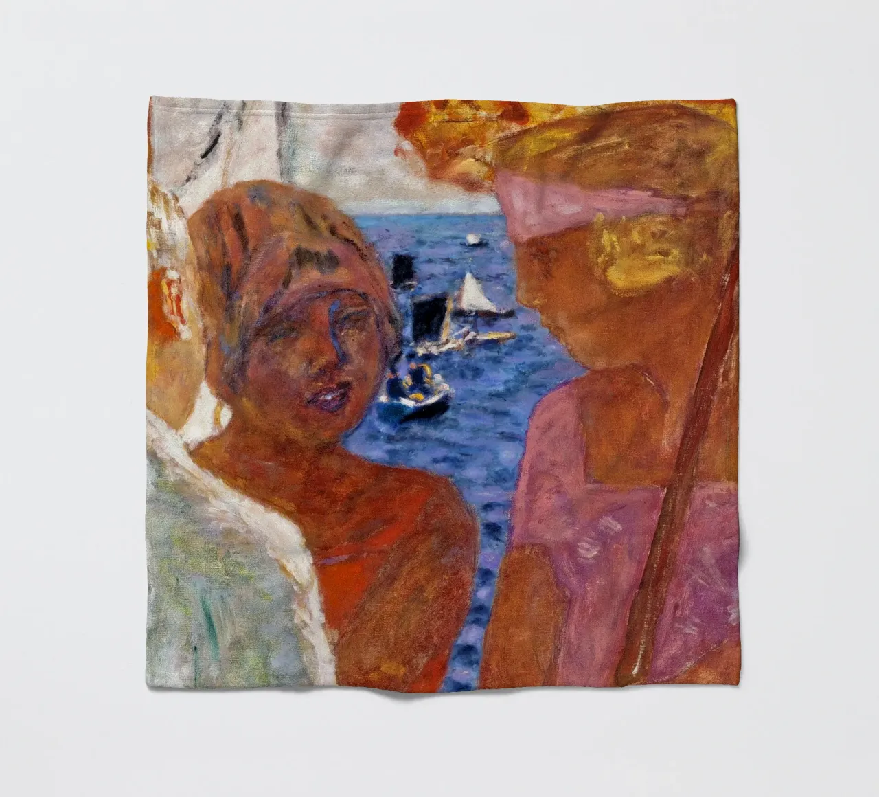 Pierre Bonnard: Conversazione ad Arcachon 1926 coperta in pile da ARTOTHEK
