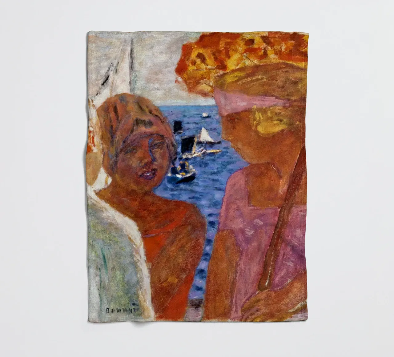 Pierre Bonnard: Conversazione ad Arcachon 1926 coperta in pile da ARTOTHEK