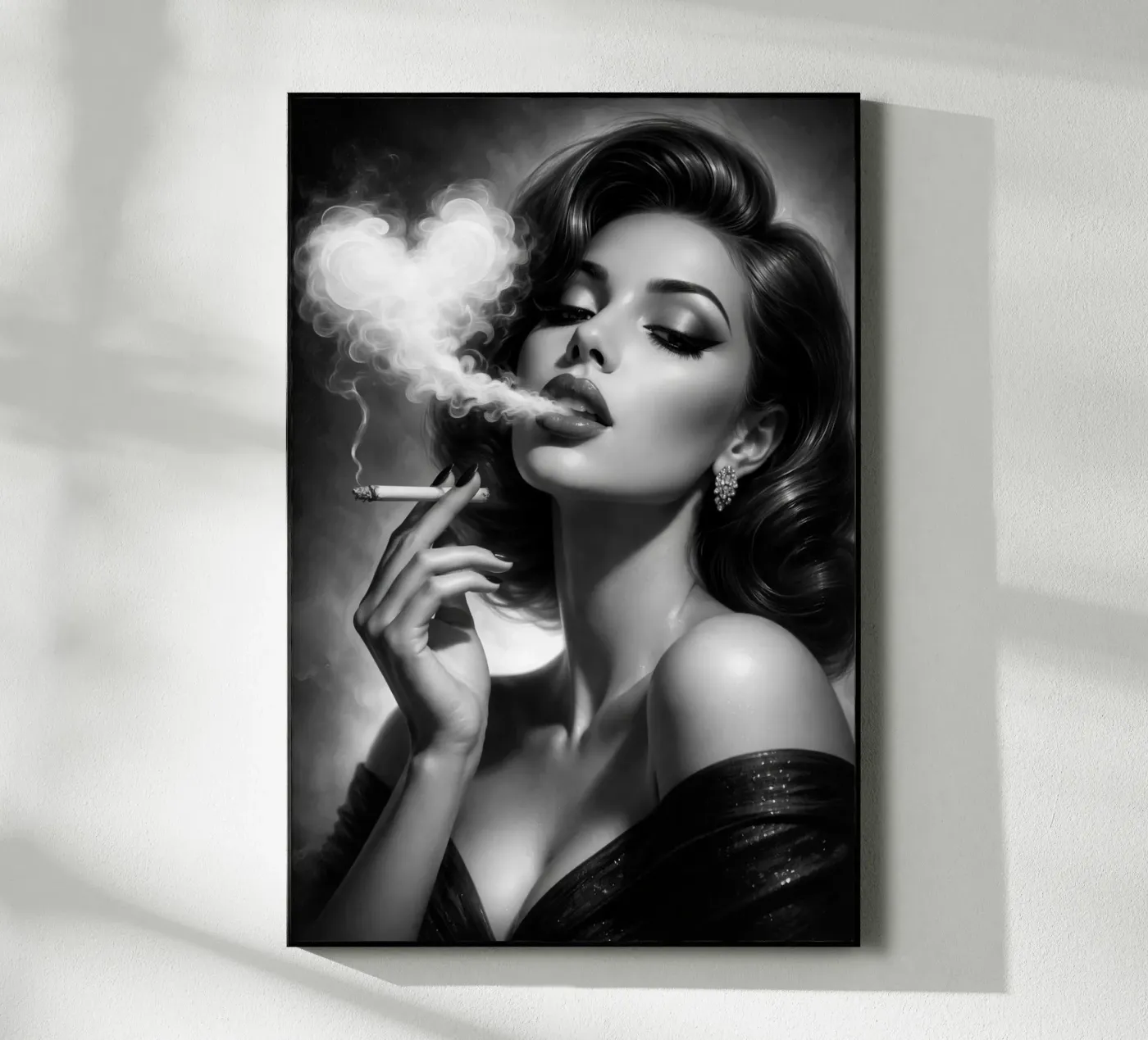 "Hart van rook" acryl van Katalier(Creative)