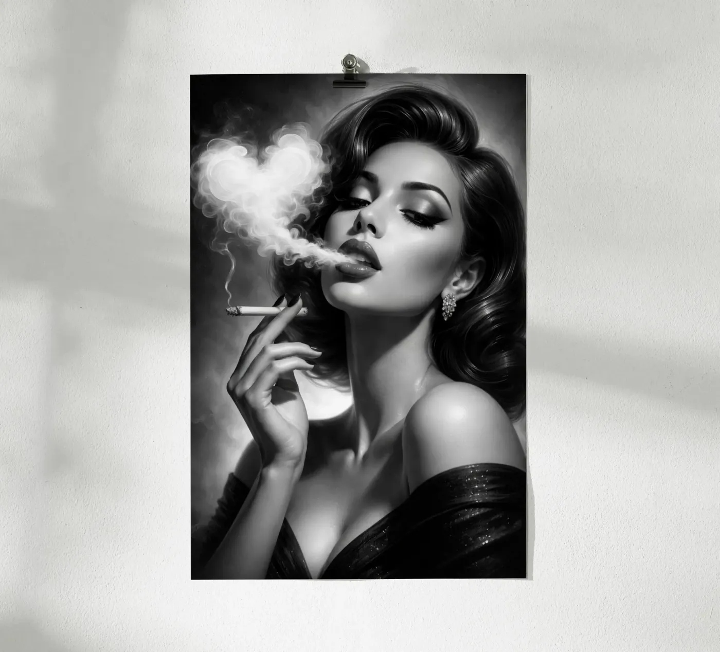 "Cuore di fumo" poster da Katalier(Creative)