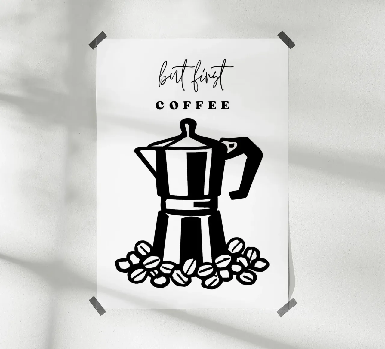 But first coffee poster da Funkydays