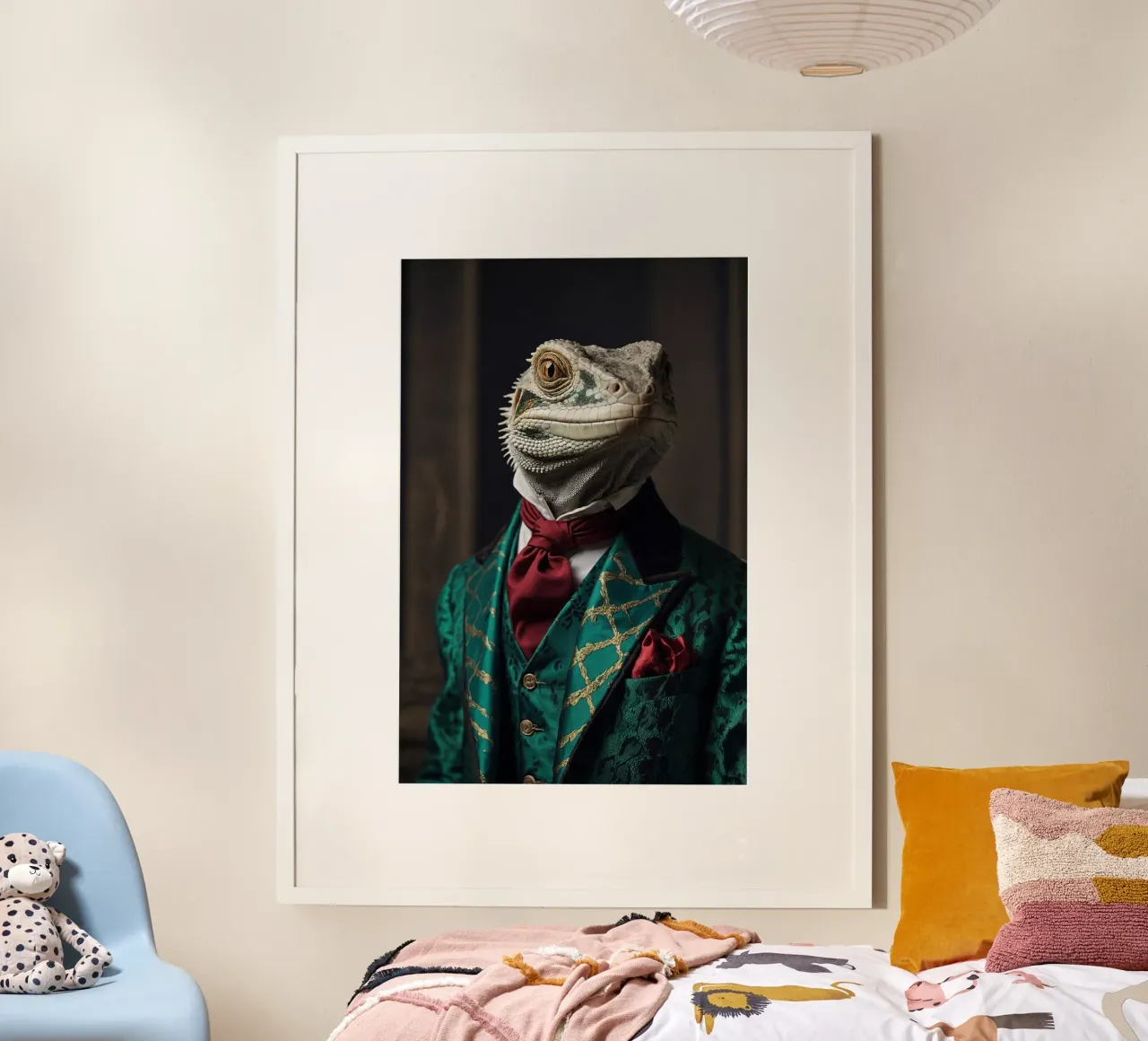 Lord Scalebrook - Der edle Reptilien-Gentleman Poster von Beasts of Nobility