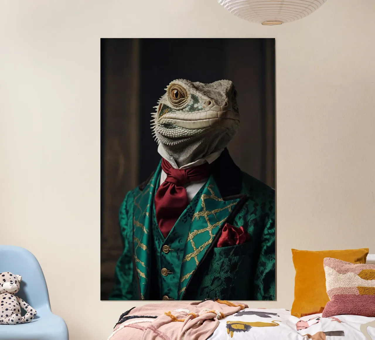 Lord Scalebrook - Der edle Reptilien-Gentleman Poster von Beasts of Nobility