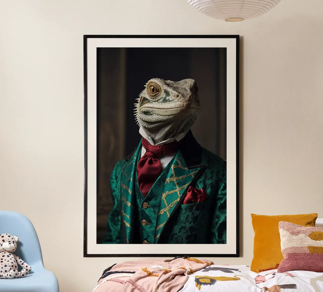 Lord Scalebrook - Der edle Reptilien-Gentleman Poster von Beasts of Nobility