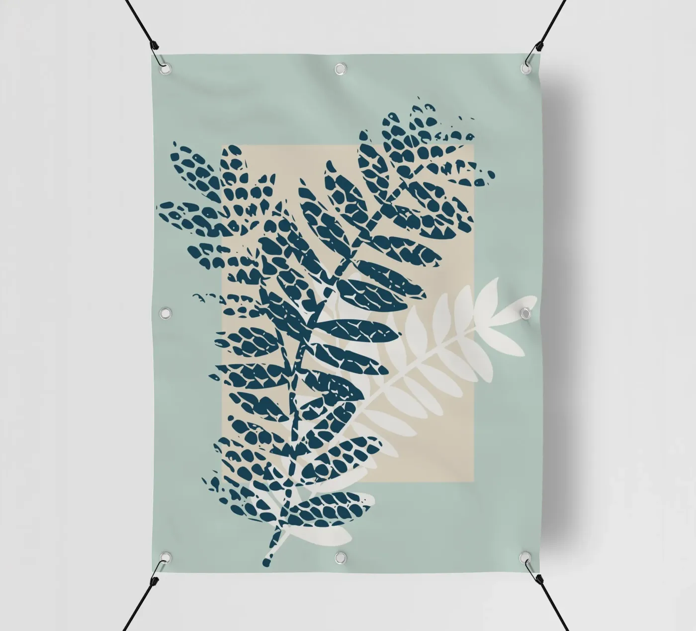 Nordic ease patterned twigs PVC Plane von annick