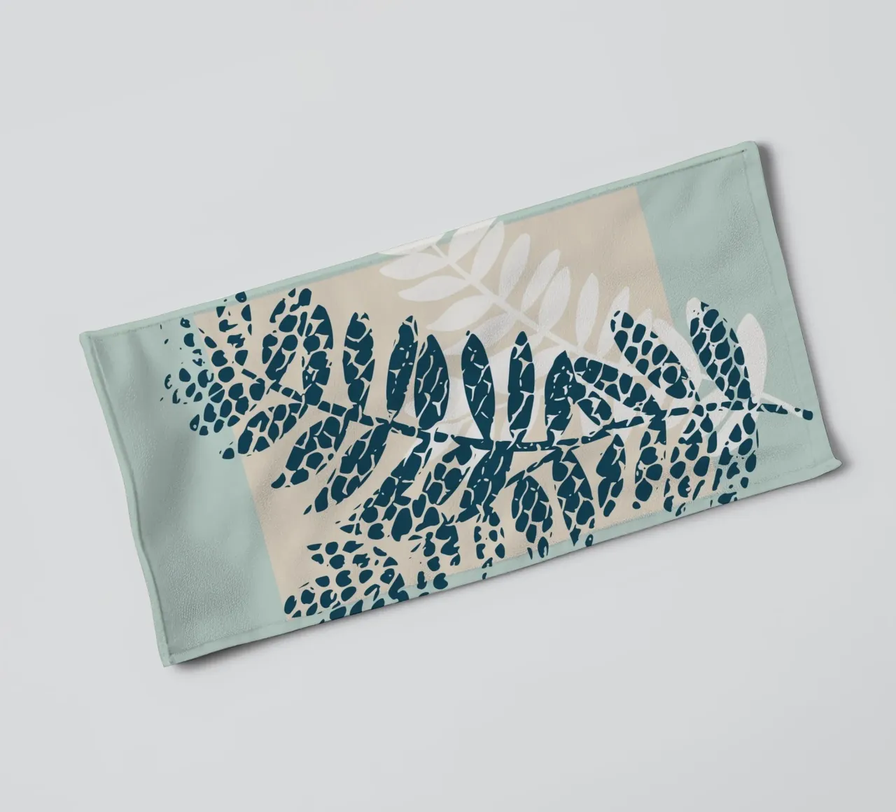 Nordic ease patterned twigs towel by annick
