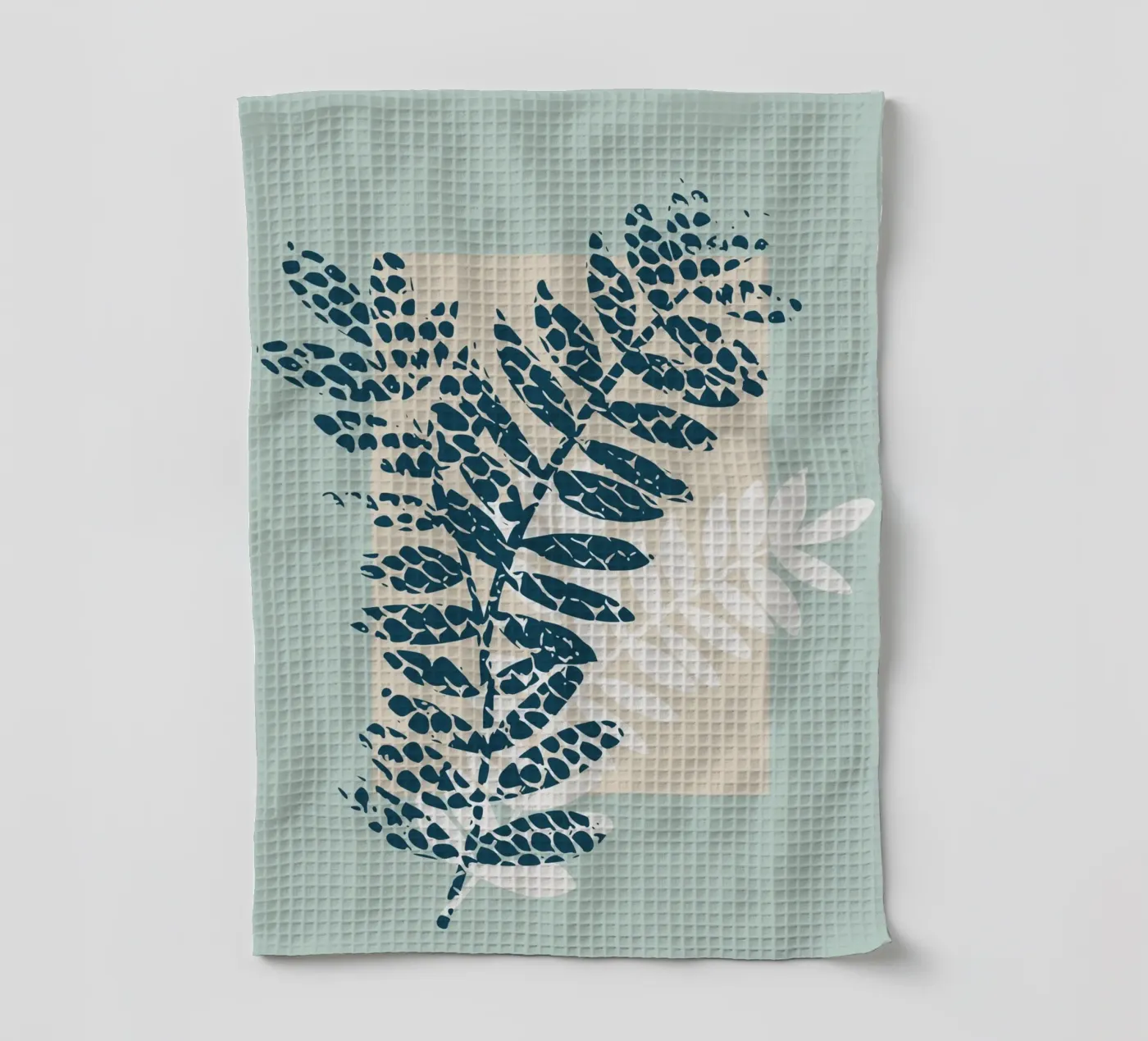 Nordic ease patterned twigs Geschirrtuch von annick