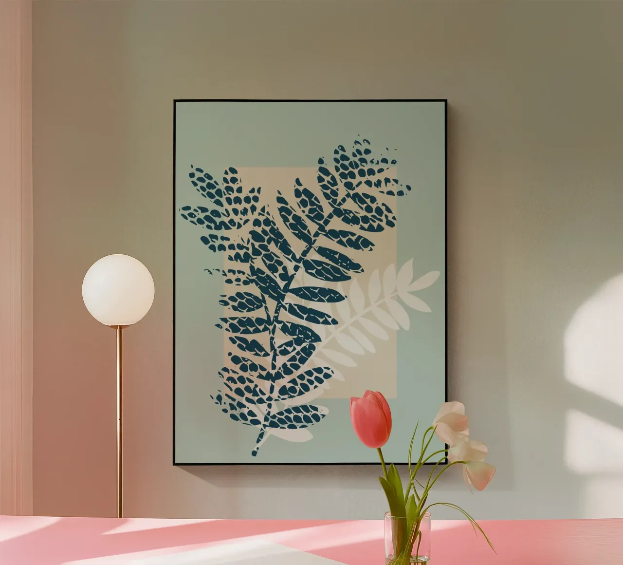 Nordic ease patterned twigs plexiglass da annick