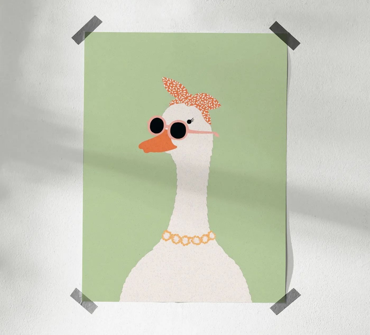 Chic Goose Poster von Cool & Kind