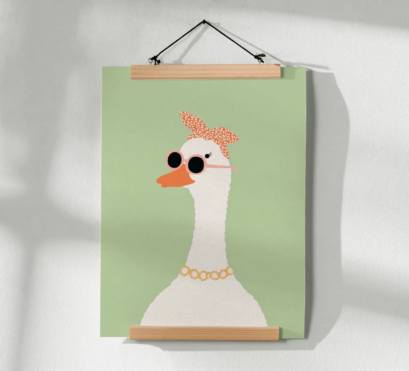 Chic Goose Poster von Cool & Kind