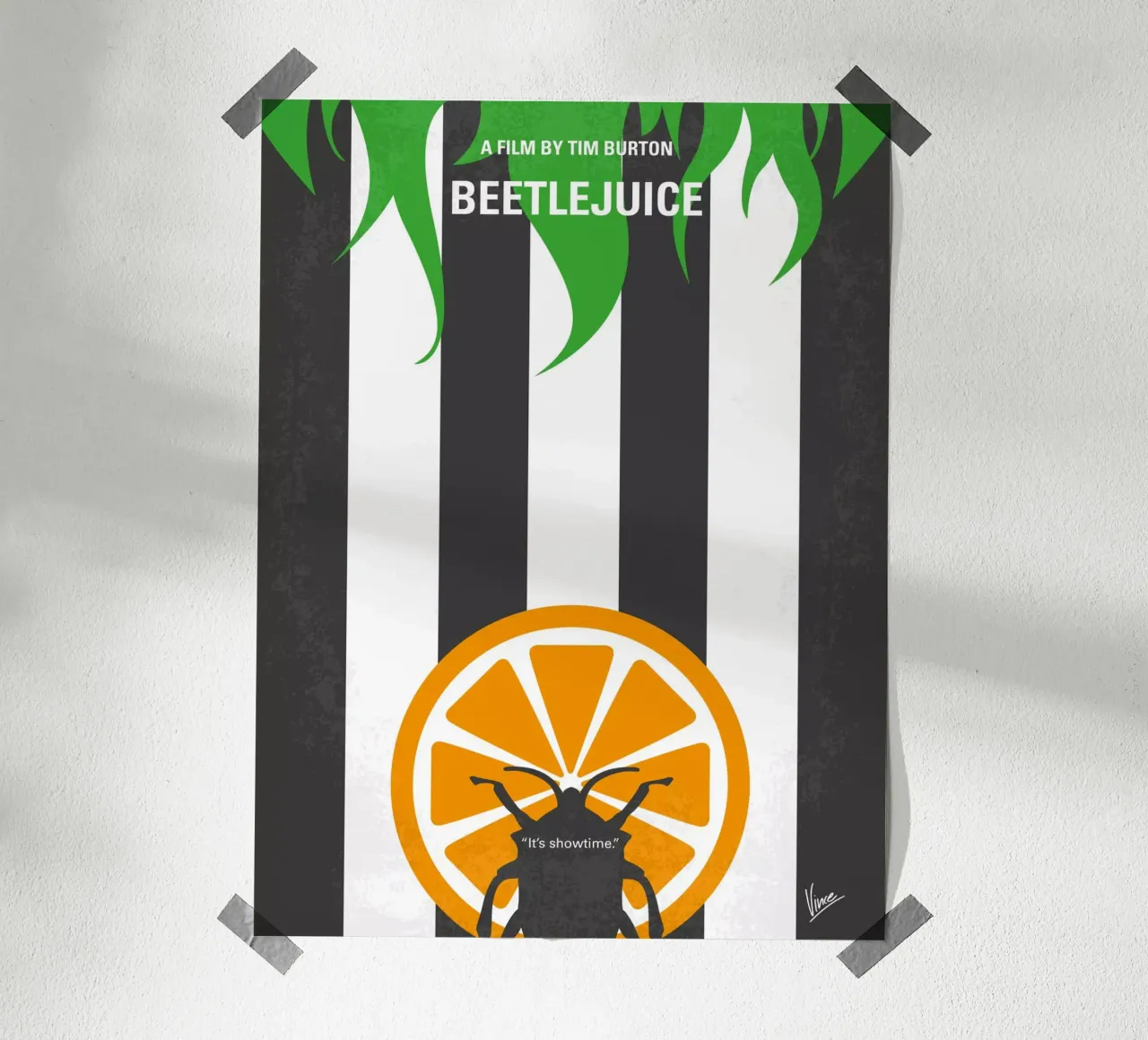 No531 My Beetlejuice minimal movie poster poster da Chungkong