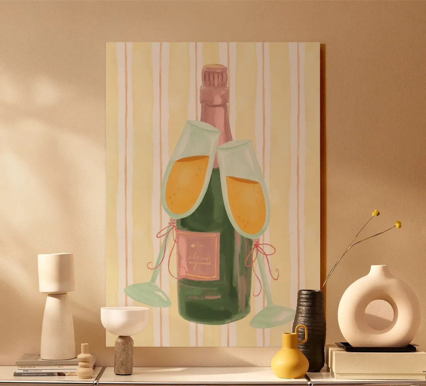 Champagne plexiglass da Funkydays