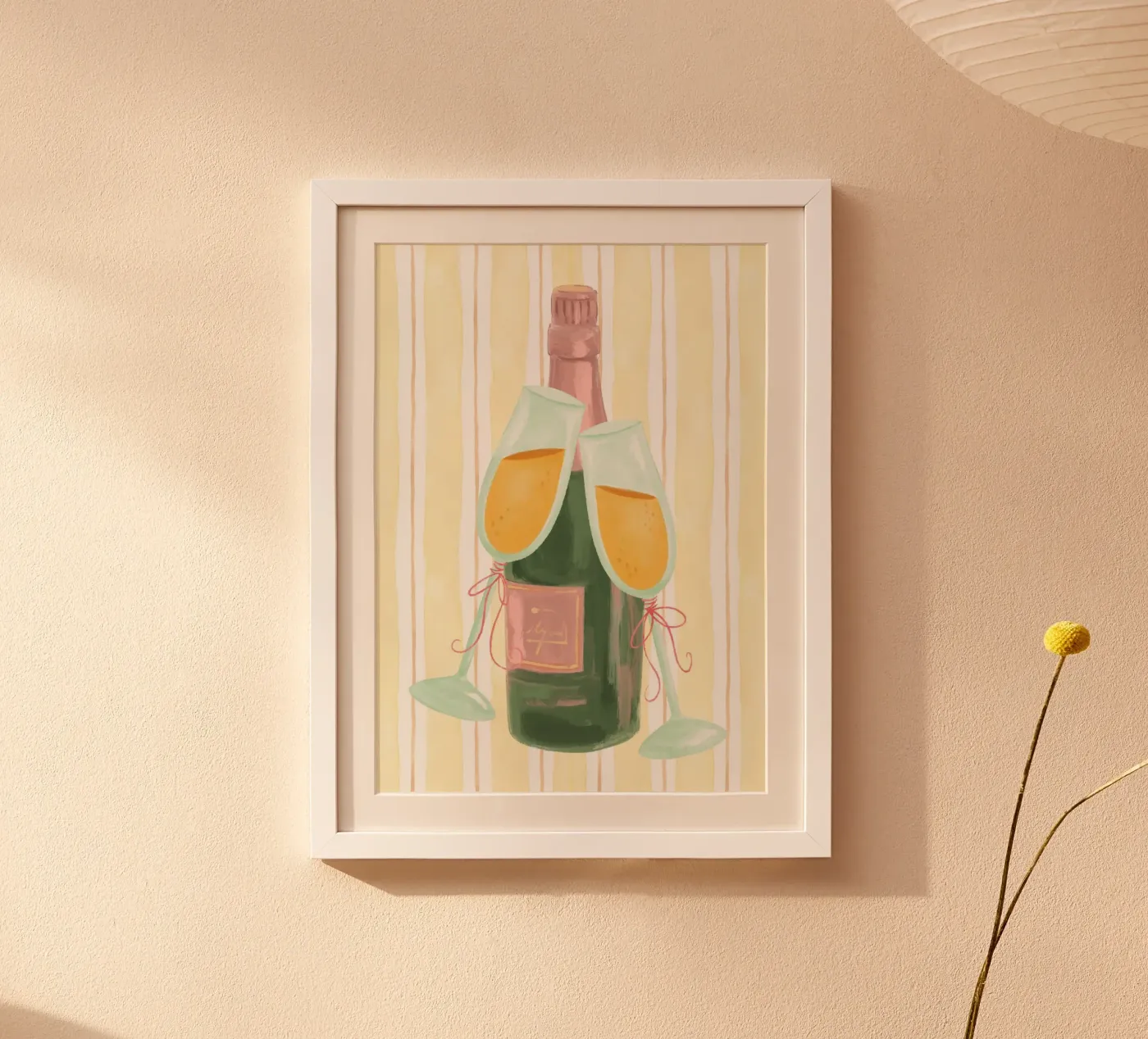 Champagne poster da Funkydays