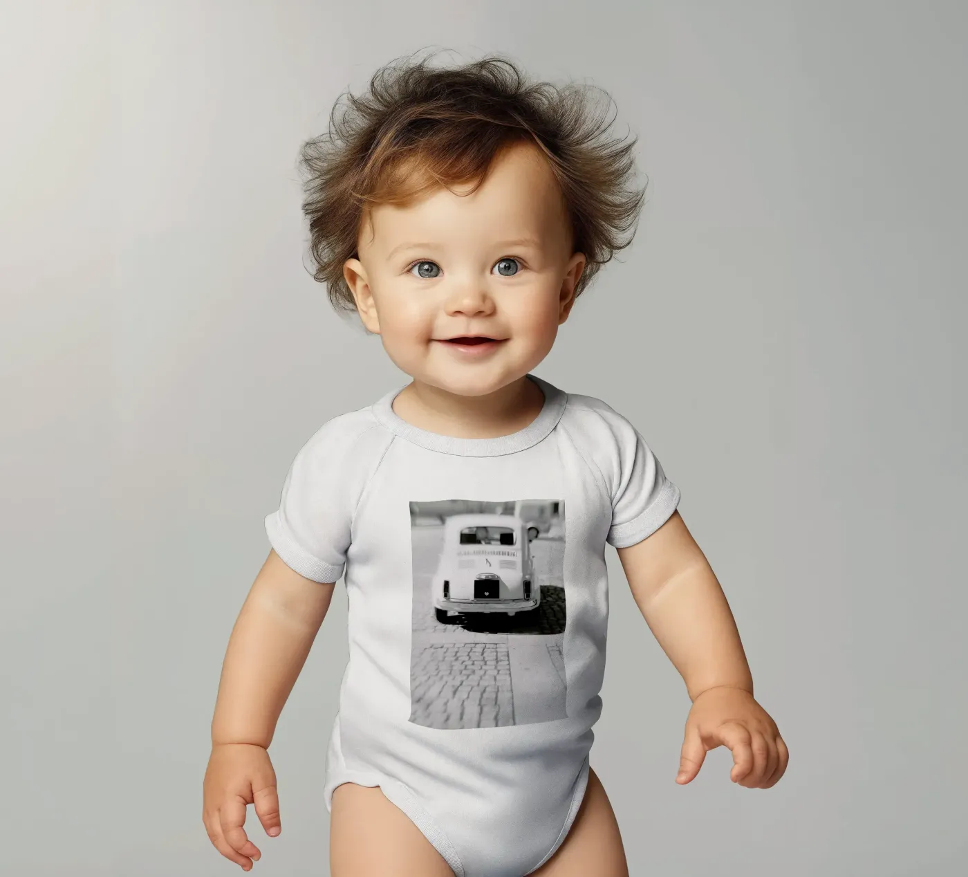 Hers Kurzarm Babybody von Ingrid Beddoes