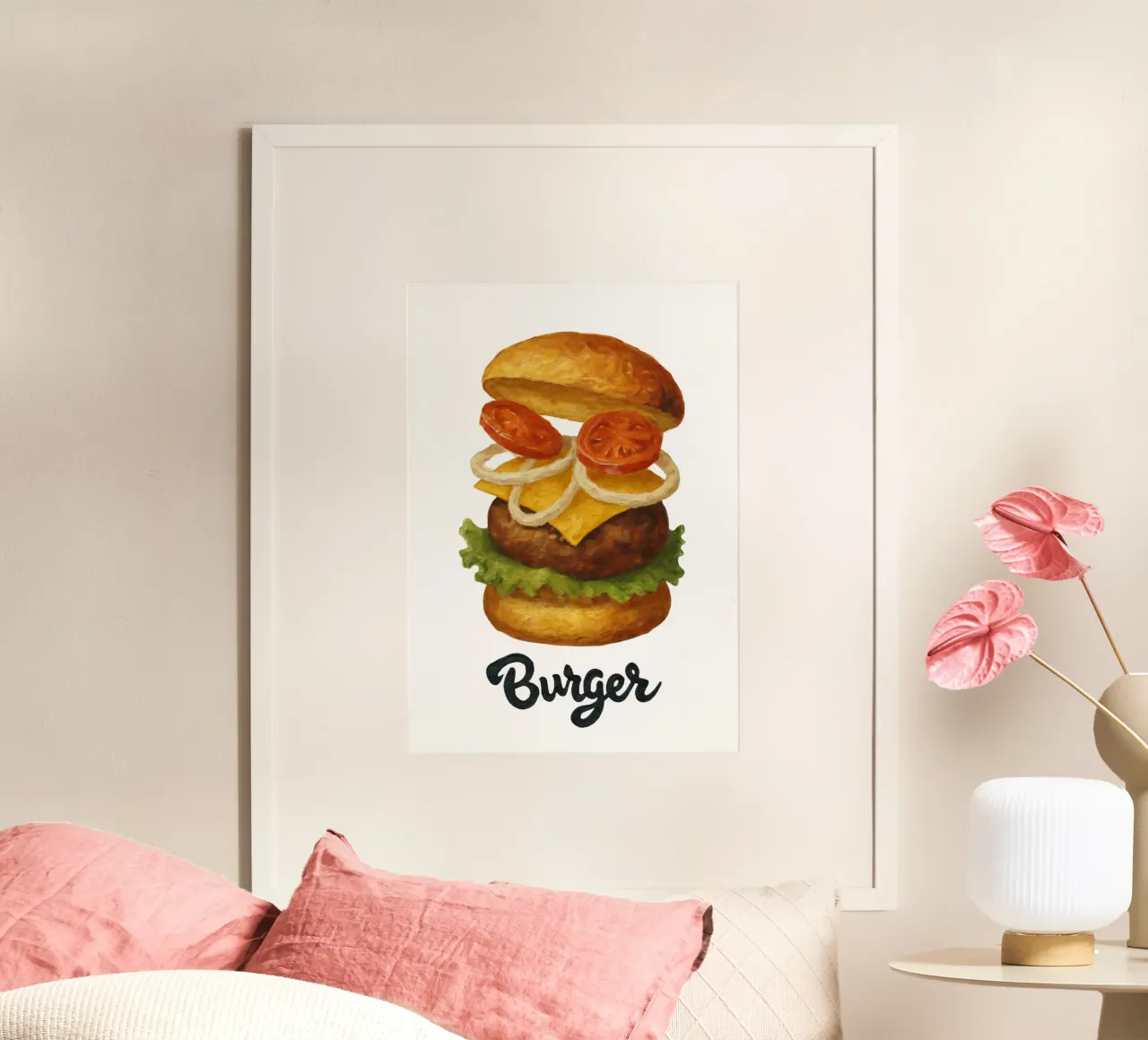 Burger poster by Funkydays