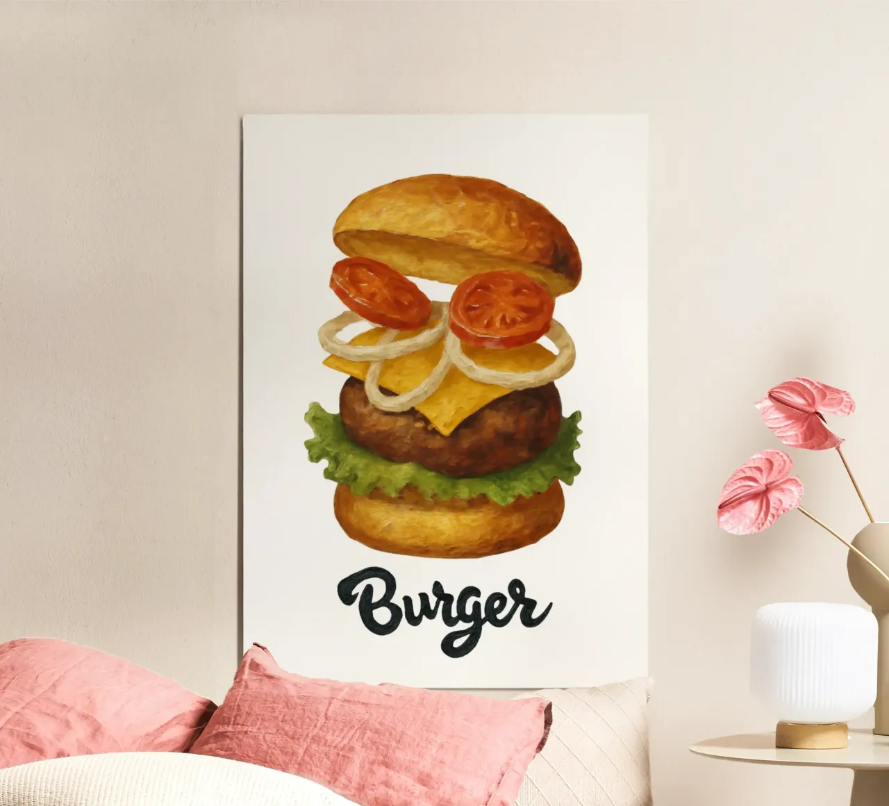 Burger poster by Funkydays